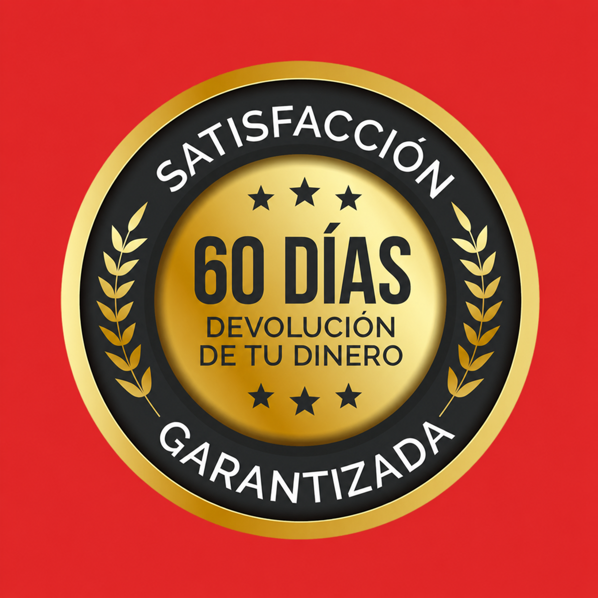 60 días de garantía de devolución de tu dinero